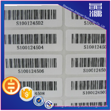 Self Adhesive Frangible Paper Security label